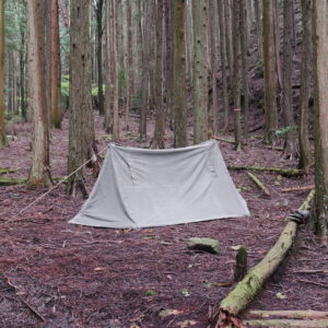 ドイツ軍幕　無地パップテント　ポールペグセット