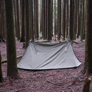 Alternative view of ドイツ軍幕　無地パップテント　ポールペグセット