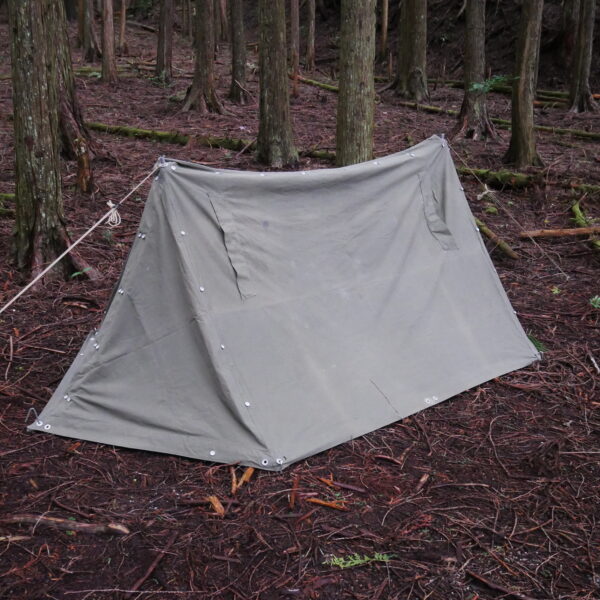 ドイツ軍幕 無地パップテント ポールペグセット – goodcamper