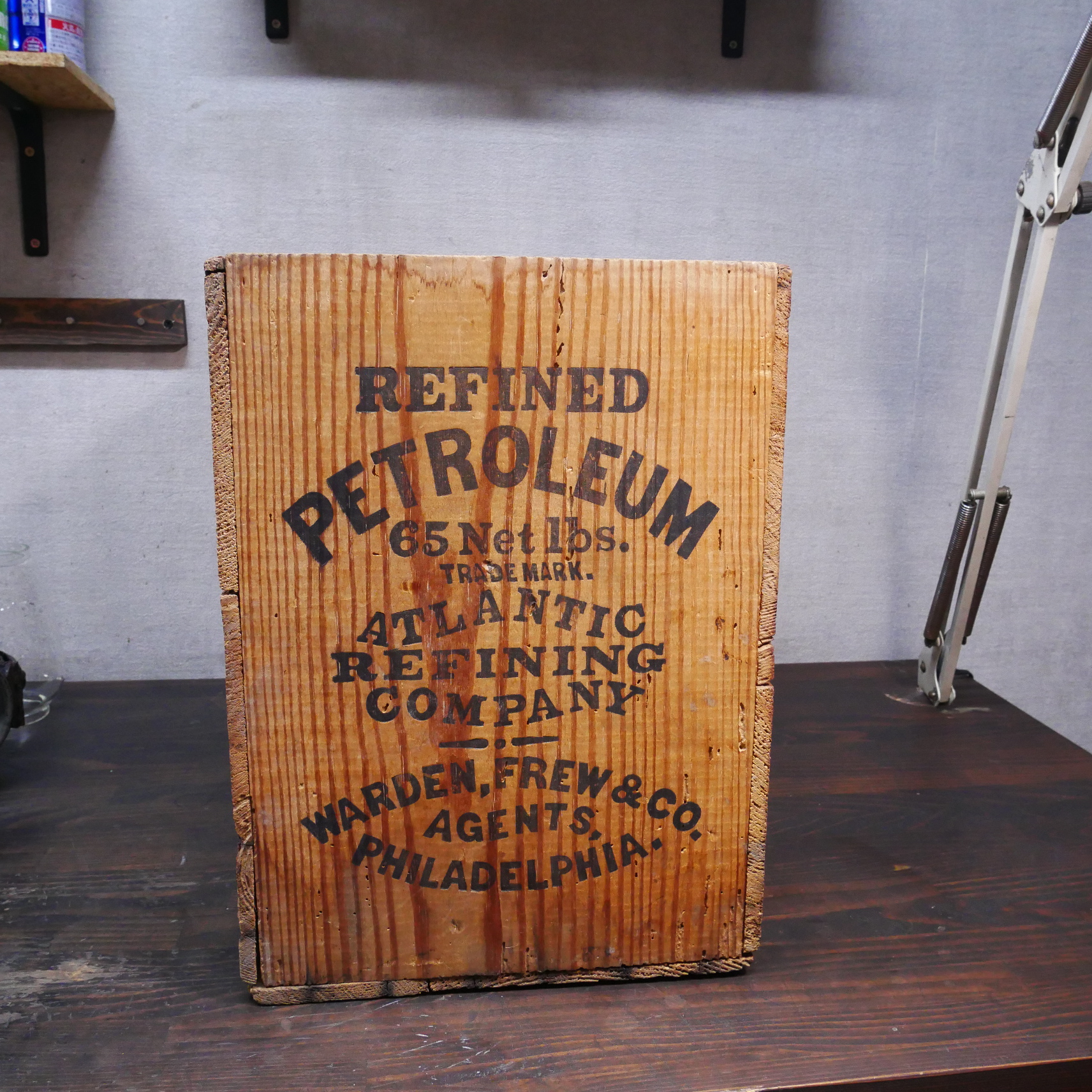 アメリカビンテージ　ウッドボックス